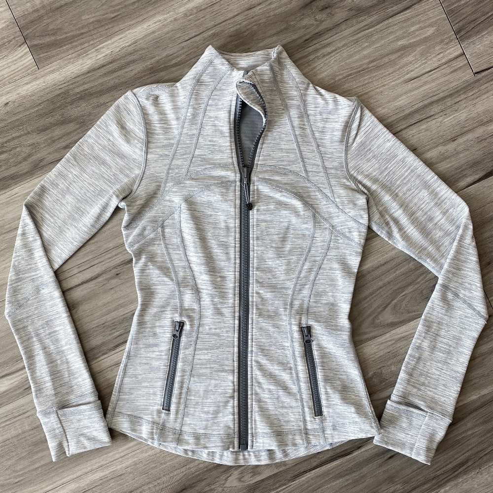 lululemon Define Jacket Wee Are From Space Nimbus Battleship Grey Size 4